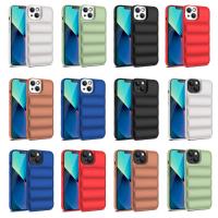 Funda de lujo para teléfono con chaqueta de plumón para iPhone 15 14 13 12 11 Pro XS Max XS XR 7 8 Plus, funda acolchada de silicona suave a prueba de golpes - details 8