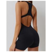 Mono deportivo de yoga sin mangas para mujer, mono ajustado para entrenamiento, ropa deportiva - details 1