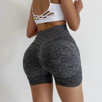 Pantalones cortos de Yoga de cintura alta para mujer, ropa deportiva para Fitness, levantamiento de glúteos, gimnasio, correr - details 15