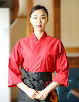 Nuevo uniforme de Chef de estilo japonés coreano Unisex, camisa de cocinero, Kimono de manga media, uniformes de trabajo de camarero de cocina para restaurante de Sushi - details 9