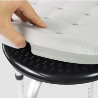 Taburete Baño Ancianos Cojín Acolchado Ducha Adulto Mayores Antideslizante Silla Regulable Montaje