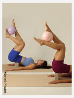 Pelota de Yoga de melocotón móvil, accesorios de Fitness, pelota de ejercicio, pelota de equilibrio inflable de PVC, gruesa, antiexplosión, antideslizante - details 1