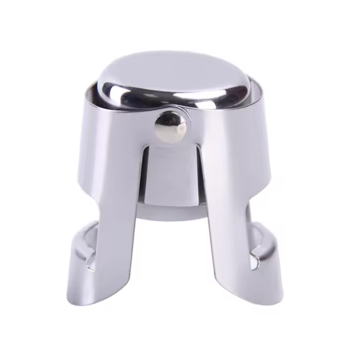 Tapones de botella reutilizables de acero inoxidable, herramientas de Bar, tapones de champán, sin fugas - 1