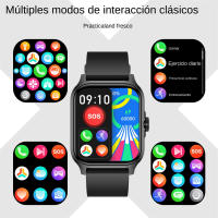 Ivanony Reloj Inteligente de Vuelta al Estilo Resistente al Agua IP68 Asistente de Voz - details 8