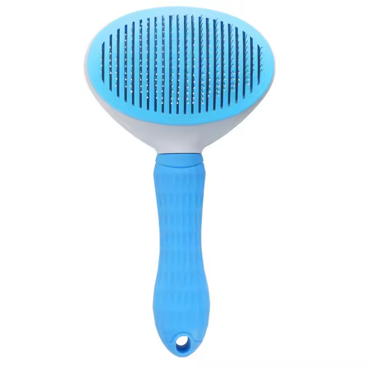 Cepillo para gatos para desprendimiento, cepillo autolimpiante, silicona suave autolimpiante para gatos de pelo corto y largo para aseo y masaje - 1