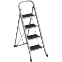 Escalera de Tijera de 4 Escaleras Escalera Plegable Seguridad de Bloqueo Fácil de Guardar - details 0