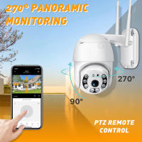 1/2PCS Cámara Vigilancia WiFi Exterior/Interior - HD Camaras Vigilancia Domicilio WiFi Seguridad IP65, Visión Nocturna, Detección Humana - details 1