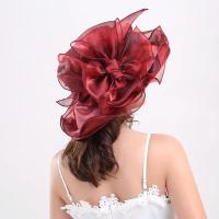 Elegante Sombrero de Organza con Borla de Dobladillo Sombrero Derby Transpirable para Ocasiones Formales Regalo de Año Nuevo 2025 - details 7