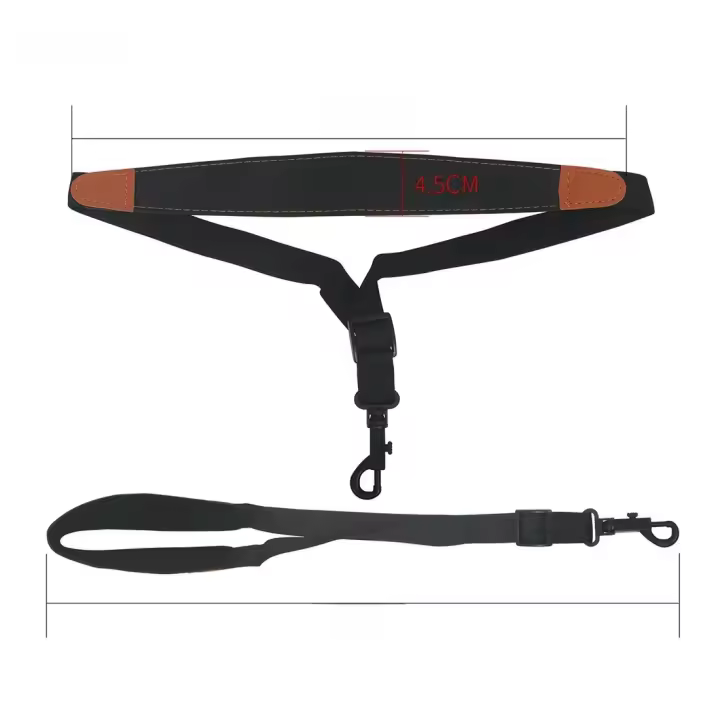 Correa De Saxofón Ajustable IRIN De Cuero Para Alto/Tenor/Soprano Con Hebilla De Plástico Accesorios Para Instrumentos De Viento - 1