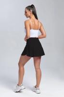 Falda de tenis plisada con bolsillos para mujer, pantalones cortos, faldas atléticas, faldas cruzadas de cintura alta para gimnasio, Golf, faldas deportivas de entrenamiento - details 15