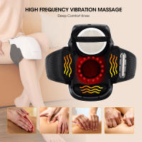 Masajeador de rodilla con calefacción para el dolor de articulaciones, almohadillas de terapia infrarroja, fisioterapia láser para artritis, pierna, codo, vibración de presión de aire - details 14