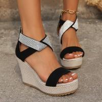 Tacones altos con plataforma para mujer, sandalias de moda, verano. - details 0