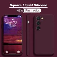 S25 S24 S23 Ultra funda cuadrada de silicona líquida suave para Samsung Galaxy S25 S24 S23 S22 S 25 Ultra Plus S25Ultra fundas de teléfono - details 13