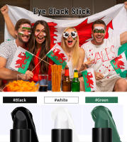 Barra de pintura para cara y cuerpo, crema para ojos, tubo negro, palos de pintura corporal para Halloween, Cosplay, maquillaje del Joker, 3 uds. - details 0