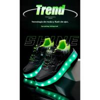 Zapatos Para Caminar Para Niños, Patines, Ruedas Invisibles Recargables, Adultos - details 8