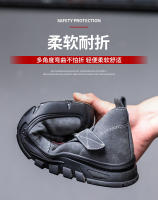Zapatos de trabajo con punta de acero para hombres, botas protectoras antideslizantes, aislamiento de alta calidad, 6kV - details 3