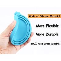Tapa de Silicona para Lata de Alimentos para Mascotas de 3 en 1 Preservación Fresca para Comida de Perro, Gato, Mascota 3Pcs - details 2