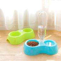 Juego de cuencos desmontables para Alimentación de Mascotas, cuencos dobles duraderos para gatos y perros, suministros de riego, contenedor de comida, plato alimentador, suministros para mascotas - details 3