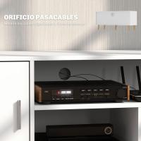 Mueble TV Moderno con Armario y 3 Compartimentos Para Televisiones de 60" - details 2