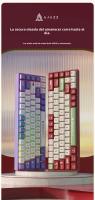 Heijue AK680 teclado mecánico juego teclado intercambiable en caliente con cable eje de té inalámbrico de doble modo eje rojo 68 teclas - details 0