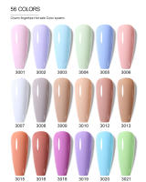 Clou Beaute-Gel de imprimación para manicura, barniz de Gel uv, color Coral, Nude, rojo, rosa - details 6