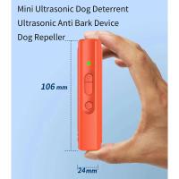 para perros y gatos, dispositivo de entrenamiento antiladridos, entrenador LED ultrasónico con repelente de linterna - details 14