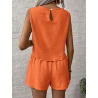 Conjunto de Verano 2025 para Mujer Top Sin Mangas y Shorts Cortos Estilo Casual y Deportivo - details 19