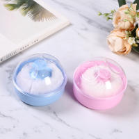 Peluquería limpieza cabello roto seco puff baby puff box bebé peluche puff box artículos de peluquería - details 0