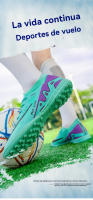 Zapatillas de fútbol TF, unisex, aptas para clases de educación física y otros entrenamientos. - details 4