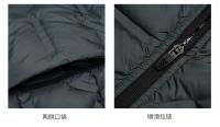 Chaqueta de plumón de grafeno para hombre, abrigo plisado a prueba de viento, cuello levantado, clásico, cálido, invierno - details 13