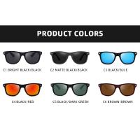 Gafas de Sol Polarizadas Cuadradas Clásicas Gafas de Sol Negras Retro para Hombres y Mujeres - details 6