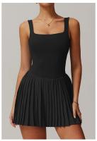 Mono Deportivo Sexy para Mujer Vestido de Yoga de Poliéster Conjunto de Gimnasio - details 0
