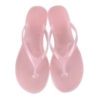 Chanclas de cristal para mujer 2024, pantuflas de playa antideslizantes para exteriores, sandalias planas transparentes nuevas de moda para niñas de verano - details 8