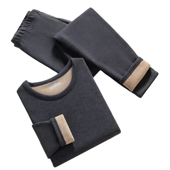 Ropa Interior Térmica de Manga Larga para Hombres 2025 Conjunto de Pamas Suave y Cálido para el Hogar Perfecto para Regalos de Holiday y Cumpleaños - 1