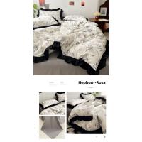 Conjunto de Cama de Algodón Tejido Nube Borde Sombrero de Cama de Cuatro Piezas - details 21