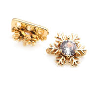 10 Uds. De latón y circonita de Color dorado de 18K, 3 agujeros, pulseras con conexión de flores, collares, cuentas espaciadoras, fabricación de joyas Diy de alta calidad - details 32