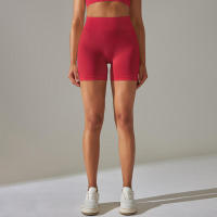 Pantalones cortos de yoga para mujer, leggings deportivos de cintura alta para gimnasio, correr, ciclismo, verano - details 7