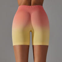 Hamidou-pantalones cortos de Yoga para mujer, Shorts para correr, ciclismo, transpirables, cintura alta, entrenamiento, gimnasio, Verano - details 2