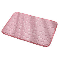 Alfombra de baño suave con textura de Guijarro, alfombrillas absorbentes antideslizantes para baño, cocina, sala de estar, entrada - details 3