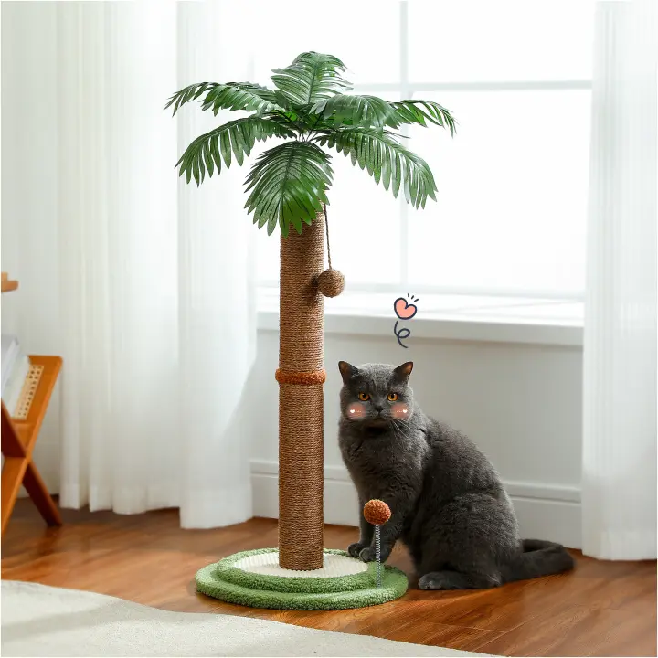 Rascador para Gatos de 85CM, Rascador Lindo con Cuerda de Sisal para Gatos, Rascador Interior para Gatos - 1