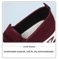2025 primavera nuevos zapatos de tela para mujer, mocasines planos deportivos de alta calidad para mujer, zapatos planos para caminar de talla grande para mujer - details 2