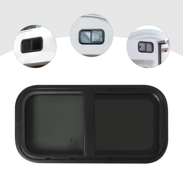 Ventana de RV Deslizante con Pantalla de Insectos Material Duradero, Belleza Superior, Rendimiento Adecuado para Motorhomeas, Remolques, Camiones, Vehículos Modificados - 1