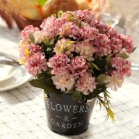 Cubo de flores decorativas con letras creativas de hierro Retro, hierba de Metal resistente a la corrosión para plantas artificiales - details 6