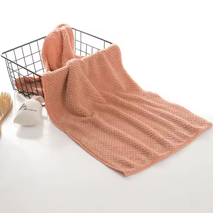 Toalla de Pelo de Secado Rápido Paquete de 5 Toalla Deportiva Súper Absorbente de Terciopelo de Coral Toalla de Cara de Pina - 1