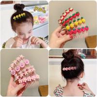 Peines de pelo Kawaii para niños y niñas, peine con flequillo, pinzas para el cabello, tocado de pasador, horquilla de fresa de dibujos animados, peine para bebé, novedad - details 7