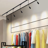 Luz de pista con cuello de cisne ajustable, lámpara de pared de techo con Ángulo de haz ajustable, Zoom, tienda de ropa, zapatos, galería de exposiciones - details 12