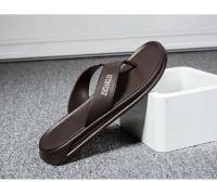 Novedad de verano, chanclas de PVC a la moda, zapatillas juveniles antideslizantes de Color sólido con Clip para la playa con punta abierta, zapatillas para hombre - details 16