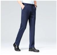 Pantalones informales elásticos para hombre, pantalones de traje de negocios, pantalones de vestir transpirables para primavera y verano, pantalones de trabajo de longitud completa para hombre - details 3