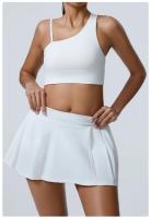 Conjunto de Yoga Transpirable de 2 Piezas Traje Deportivo para Mujeres Top de Crop de Yoga - details 14