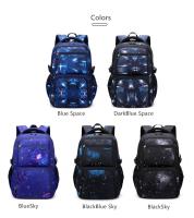 Mochilas Escolares para Niños de 3 Piezas Resistentes al Agua de Nylon para Adolescentes Bolso de Almuerzo Bolsa de Lápices - details 17